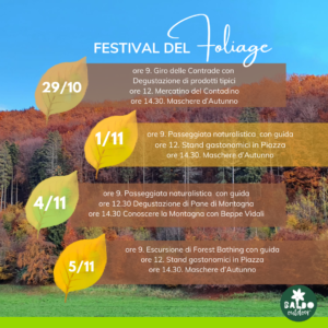 programma festival del foliage